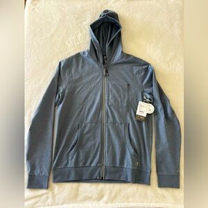 Brand New- Men’s Vuori Coronado Hoodie, Flint Heather Size small